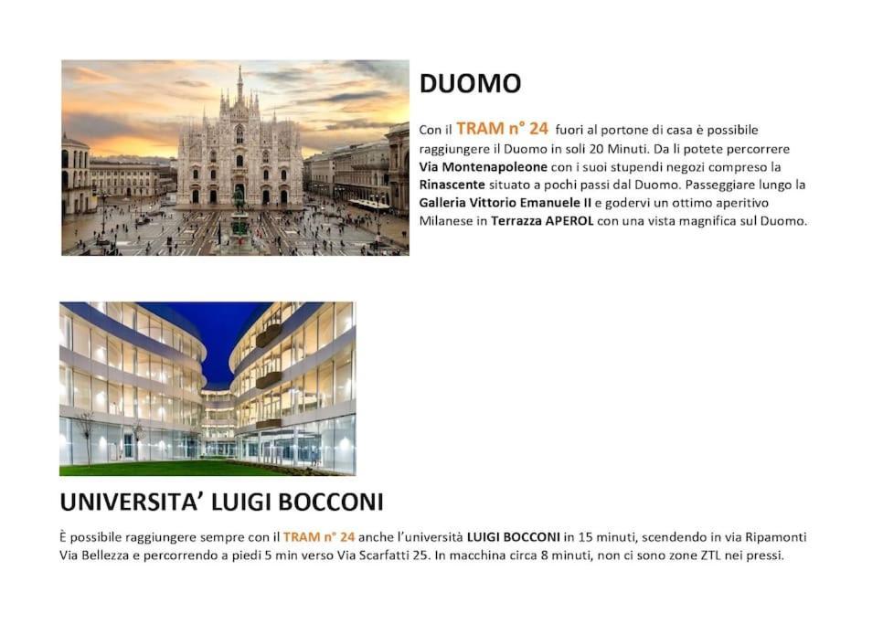 Civico288 - Apartment DUOMO - IEO - FONDAZIONE PRADA - BOCCONI Milão Exterior foto